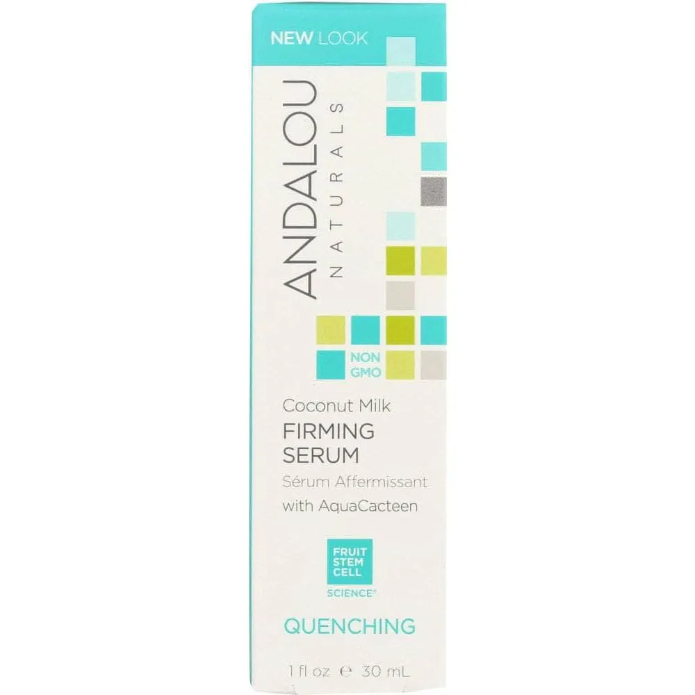 Andalou Naturals Coconut Milk Firming Serum Quenching, 1 Oz