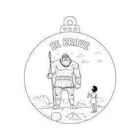 Be Brave {Coloring Sheet}