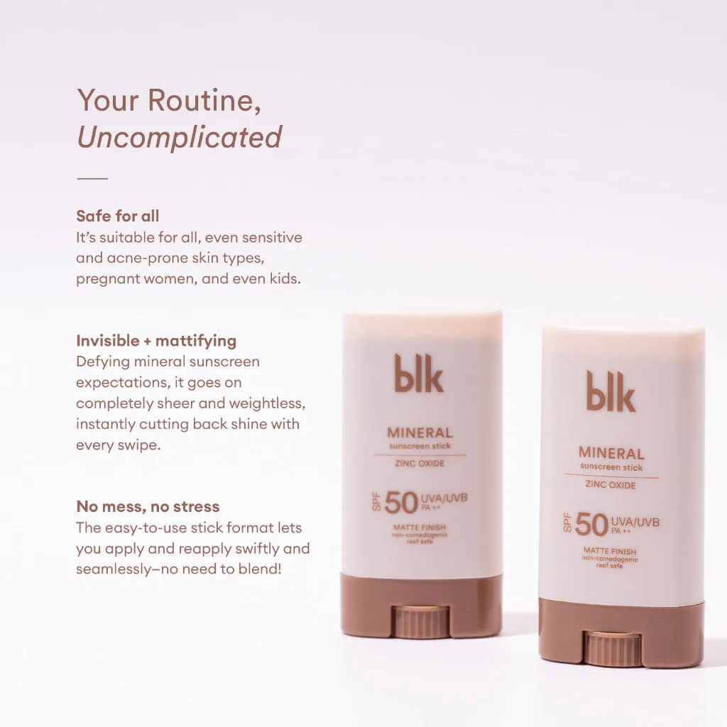 BLK Universal Mineral Sunscreen Stick SPF50 PA  