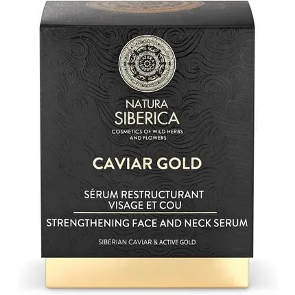 Caviar Gold Firming serum for face and neck 30ml, Natura Siberica