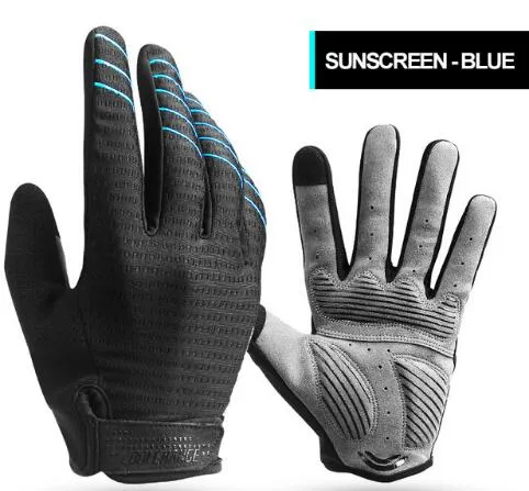 CoolChange Cycling Gloves Full Finger Sport Shockproof MTB Touch Screen Sponge