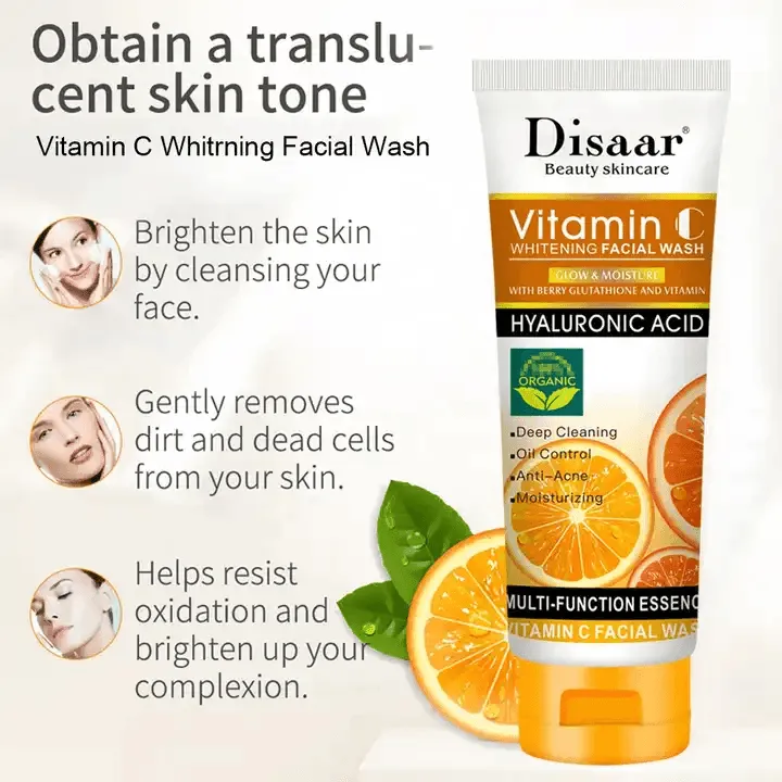 Disaar Vitamin C Whitening Facial Wash - 100ml