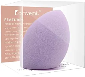 Dolovemk Large Makeup Sponges Blender Supple Foundation Sponge with a Flat Angle, Body Makeup Sponge Powder Puff Soft Beauty Sponge Blender Latex-Free for Foundation Bronzers Highlighters Body Makeup