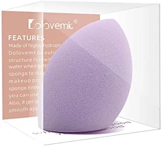 Dolovemk Large Makeup Sponges Blender Supple Foundation Sponge with a Flat Angle, Body Makeup Sponge Powder Puff Soft Beauty Sponge Blender Latex-Free for Foundation Bronzers Highlighters Body Makeup