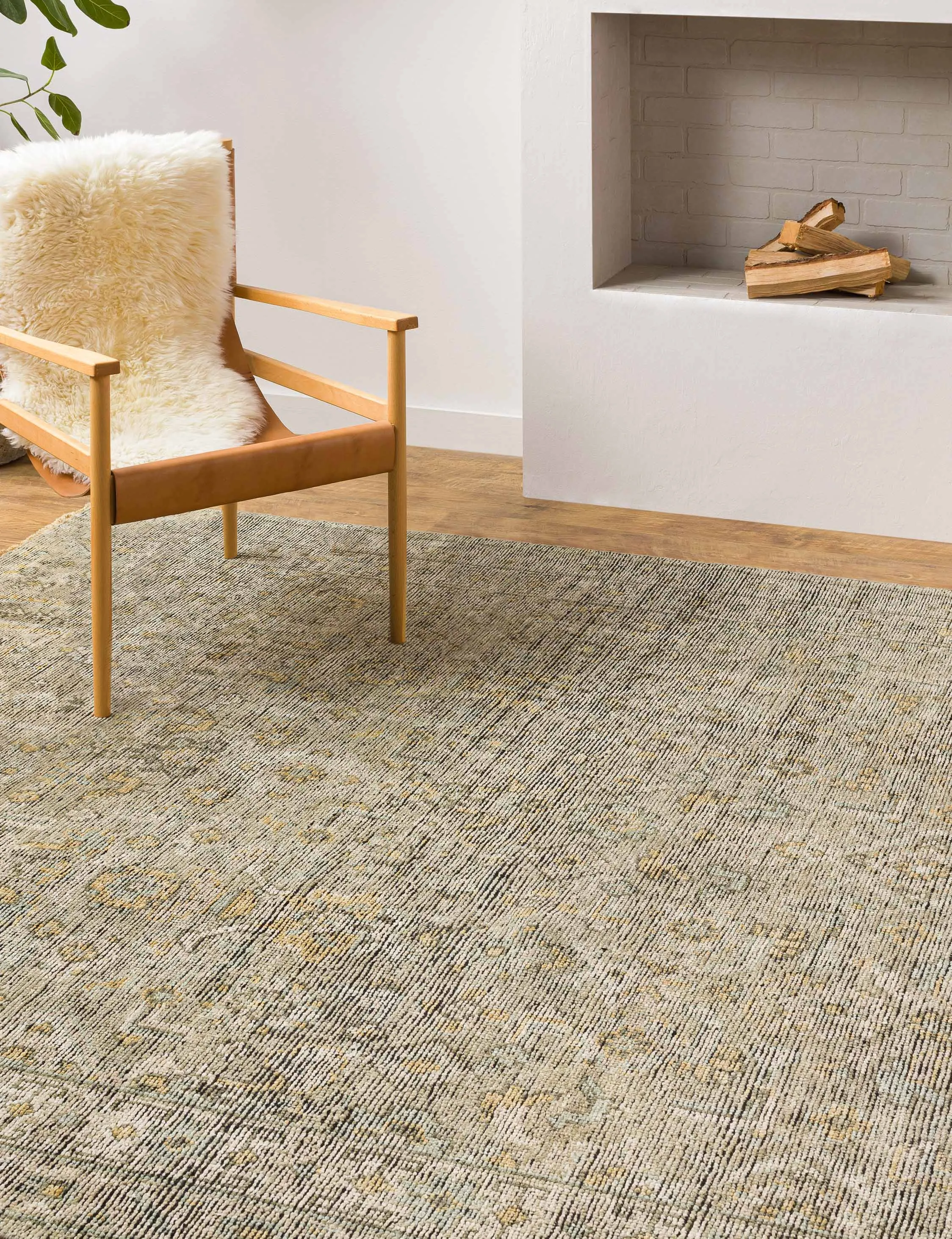 Elva Hand-Knotted Wool Rug