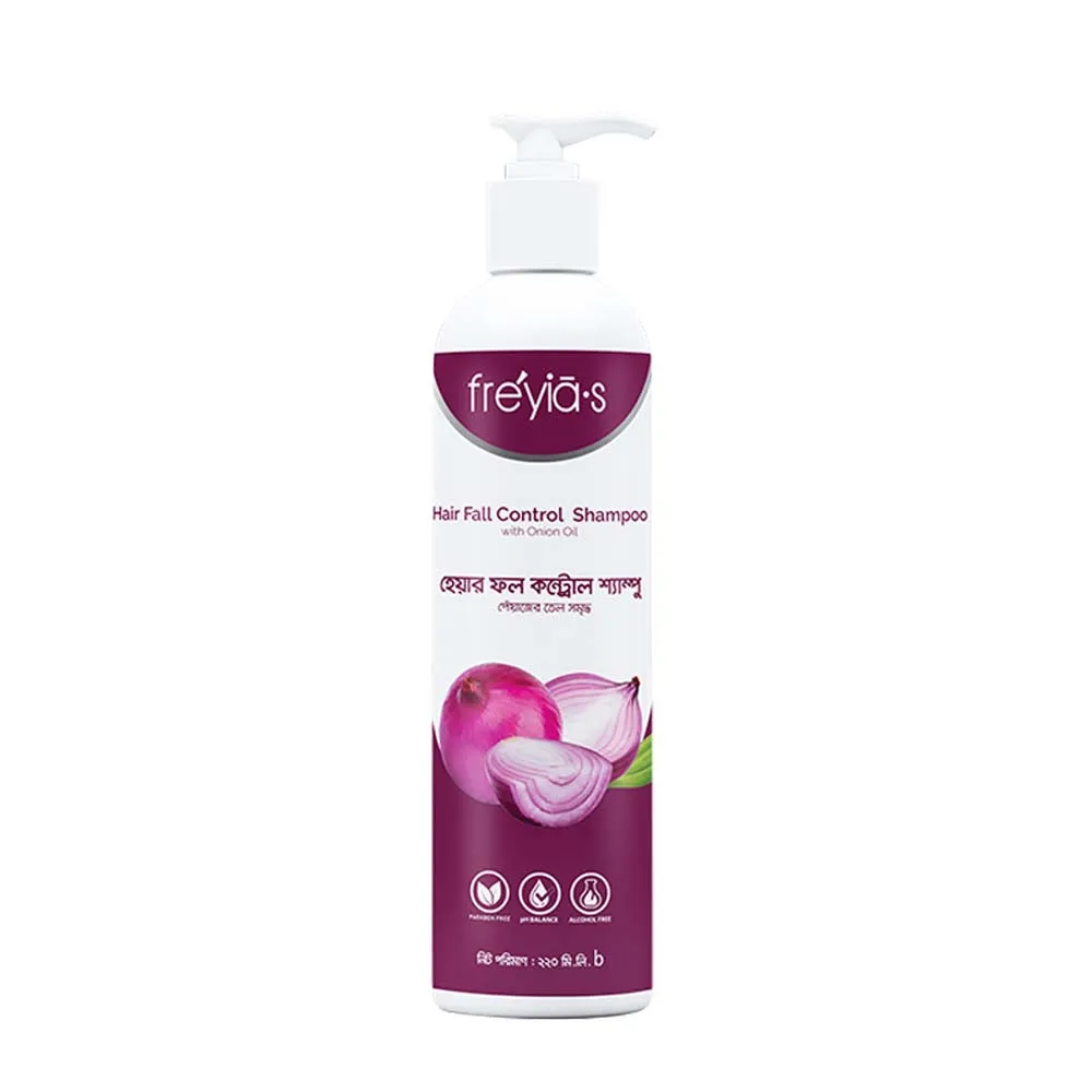 Freyias Hair Fall Control Shampoo with Onion Oil (220ml)