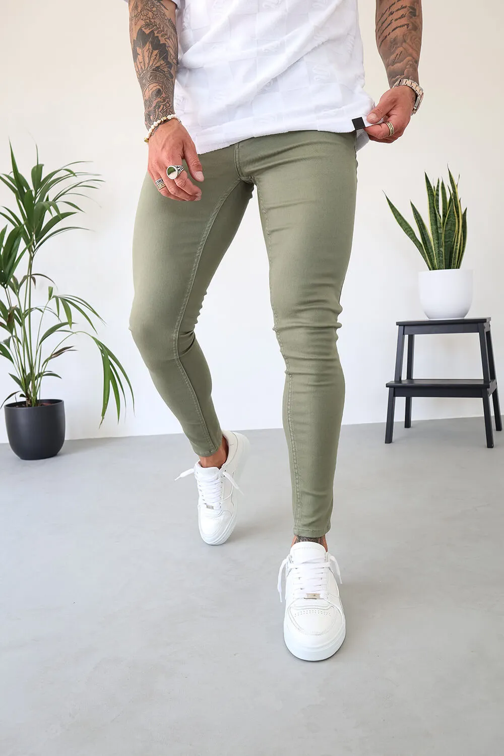 Jeans 2-Pack - Khaki/Sand