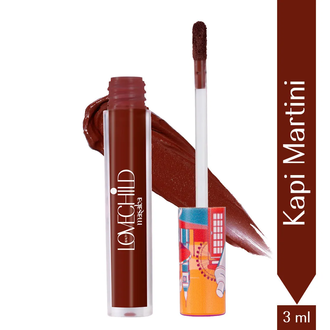 Kapi Martini- Mamma mia! Lush-Matte Lip Crème  (Brown) Intense Hydration