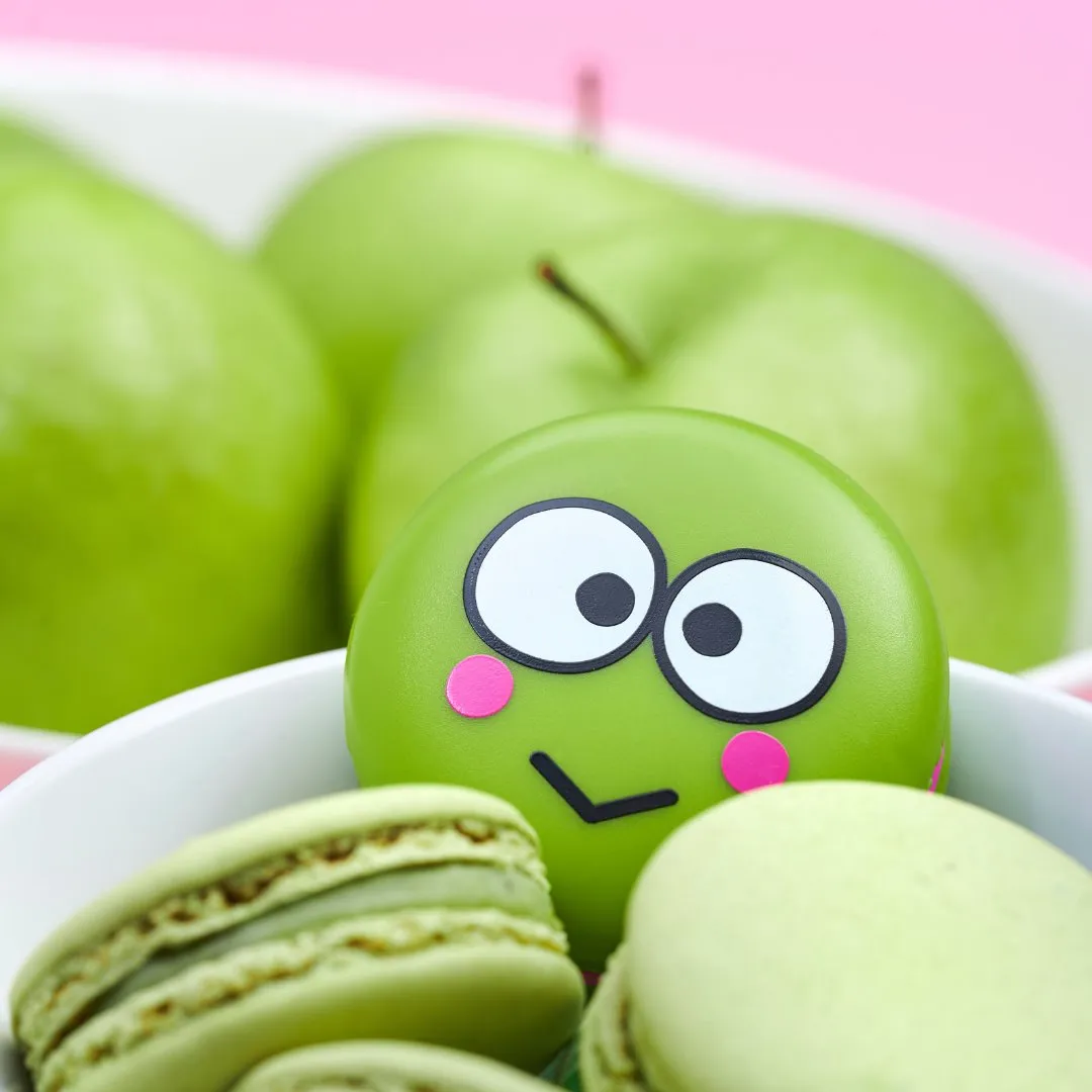 Keroppi Macaron Lip Balm - Green Apple A Day