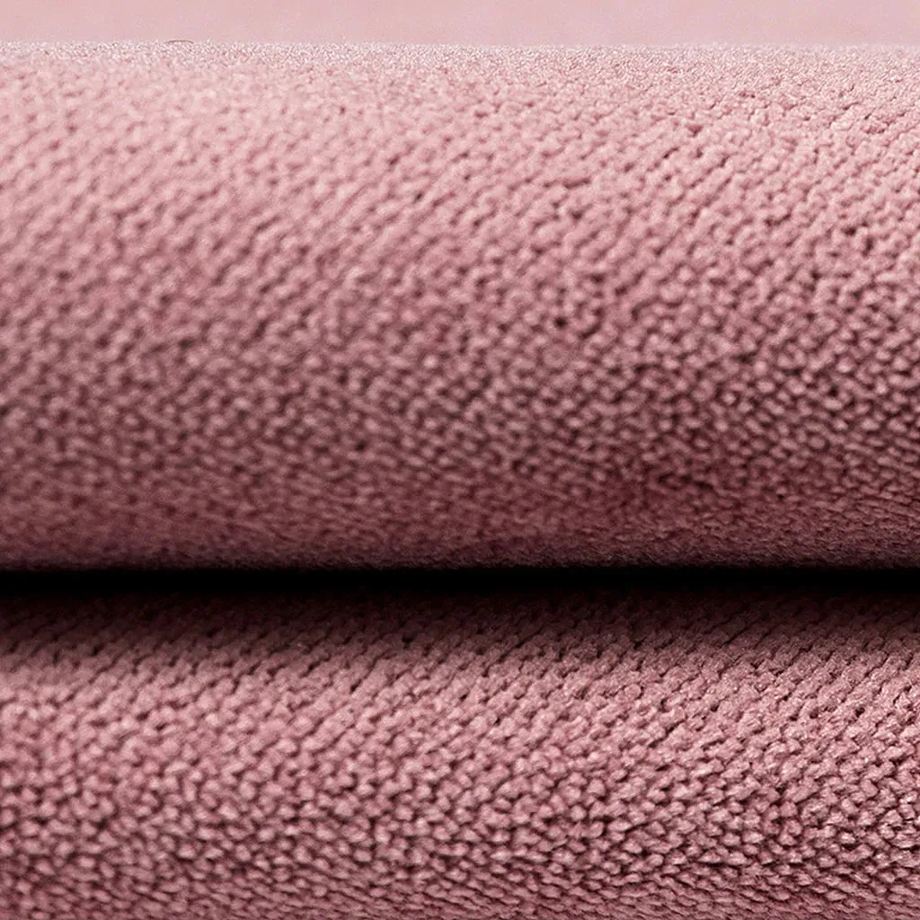 Matt Blush Pink Velvet Roman Blind