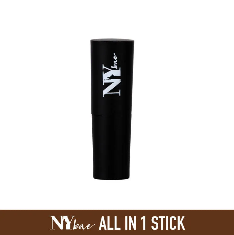 NY Bae All In One Stick| Foundation, Concealer, Contour, Colour Corrector| For Dusky Skin| Flawless Texture| Roaming in Roosevelt- Toast 7