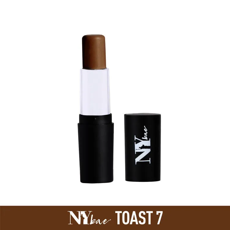 NY Bae All In One Stick| Foundation, Concealer, Contour, Colour Corrector| For Dusky Skin| Flawless Texture| Roaming in Roosevelt- Toast 7