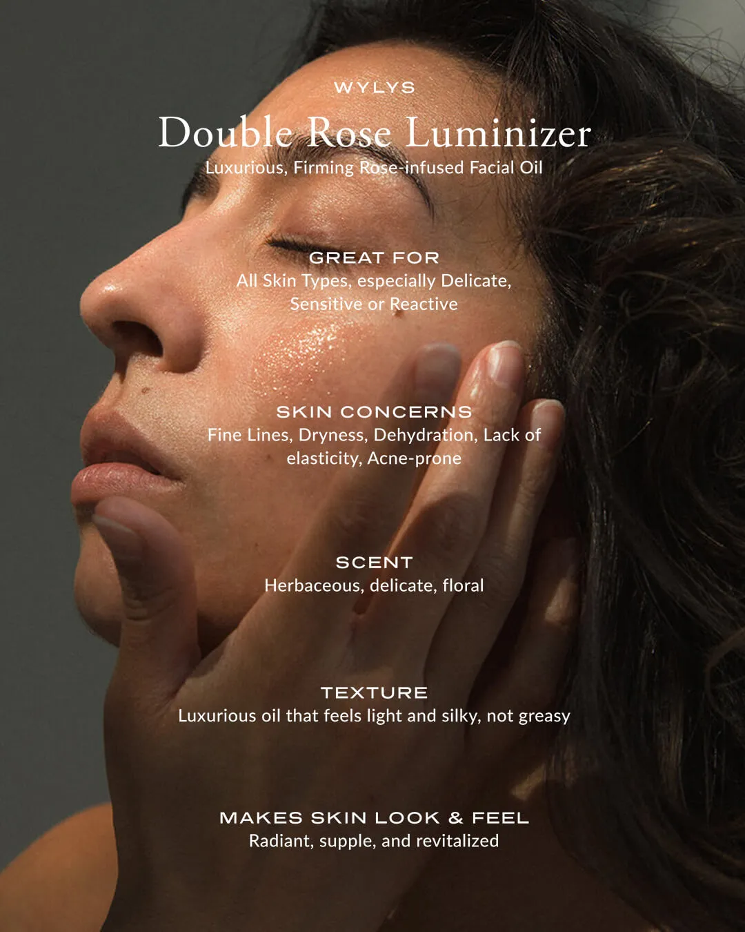 Wylys Double Rose Luminizer & Sage Verte Makeup Bag ($223 Value)