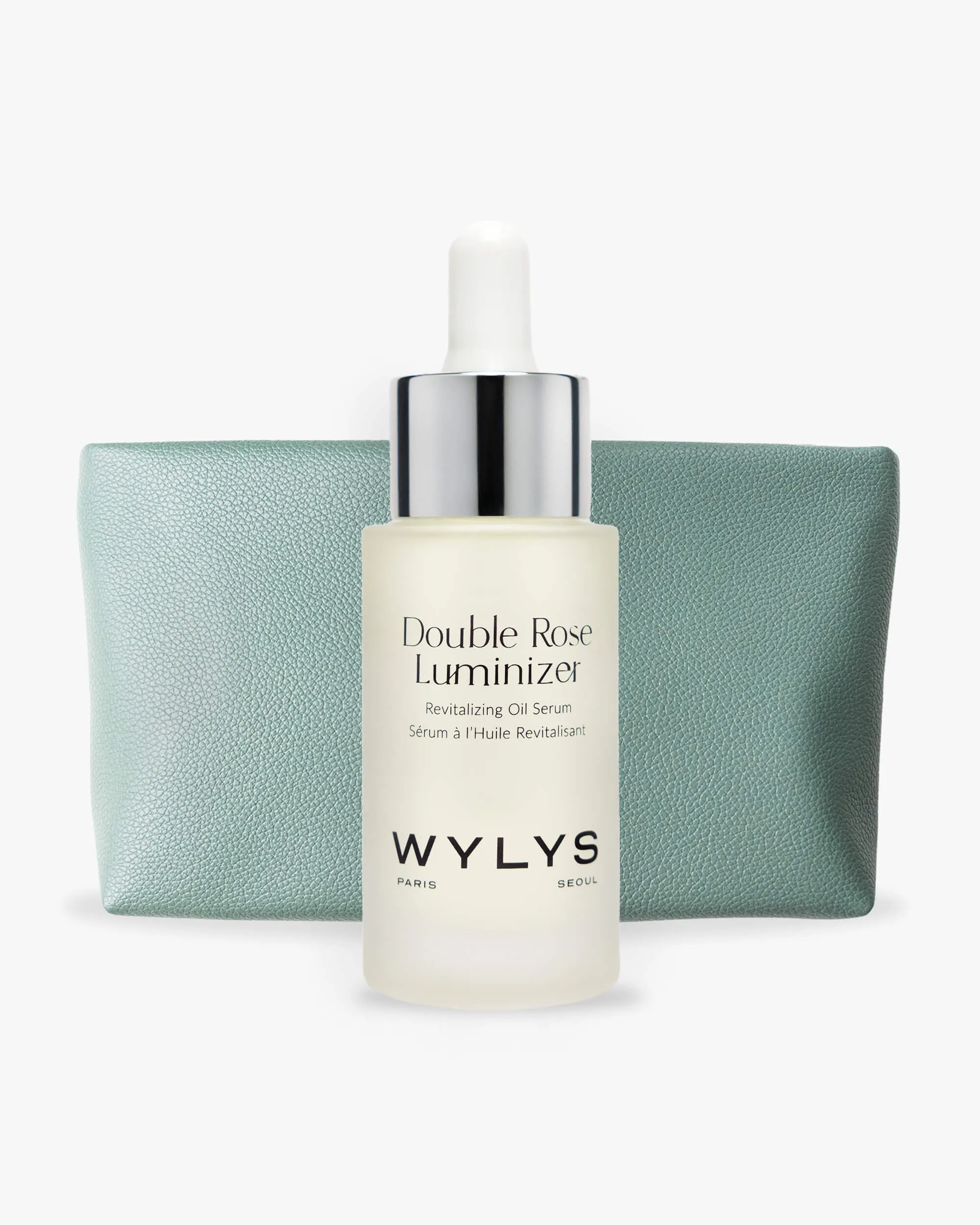 Wylys Double Rose Luminizer & Sage Verte Makeup Bag ($223 Value)