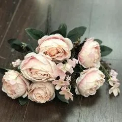 Yummy Close Head Roses Artificial Flower (mauve) YUM1